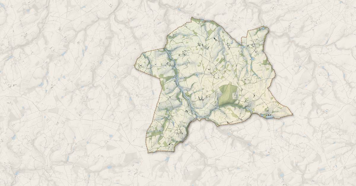 Portrait cartographique de Vijon : relief, eau, forêts, bâti et voies, calculés à partir des données de l'IGN