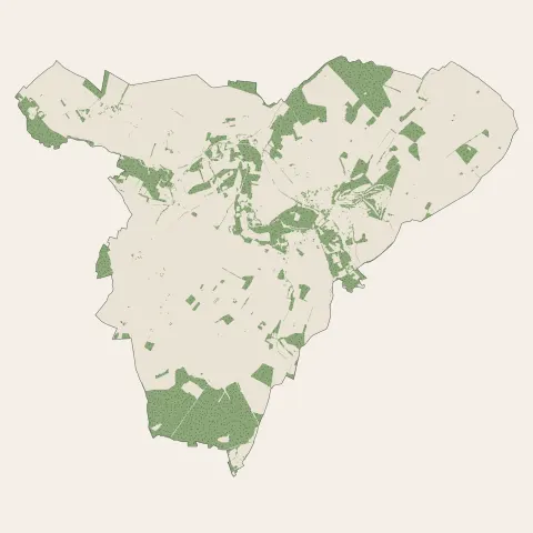 Villedieu-sur-Indre : bois, forêts et landes