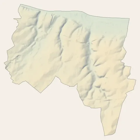 Bléré : relief