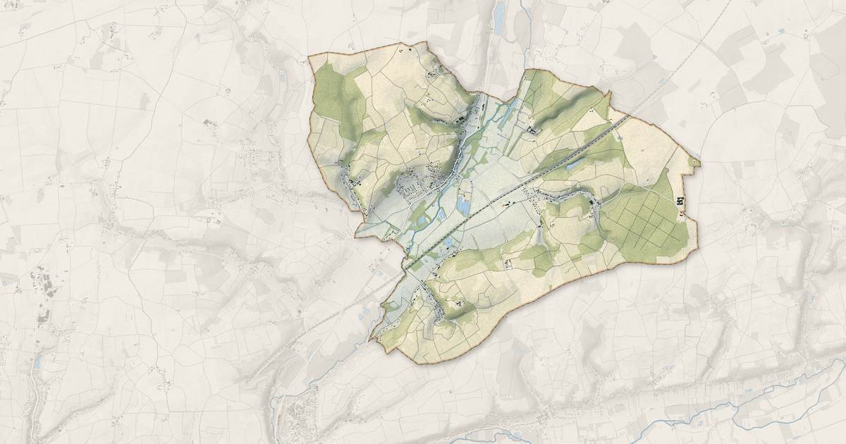 Portrait cartographique de Chançay : relief, eau, forêts, bâti et voies, calculés à partir des données de l'IGN