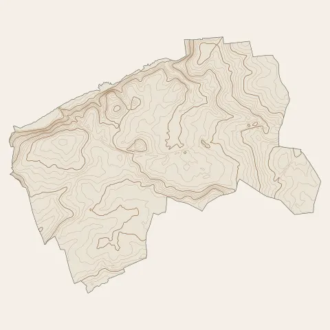 Chanceaux-sur-Choisille : courbes de niveau