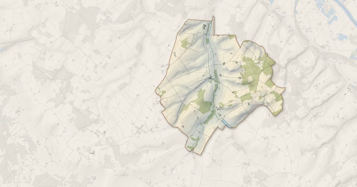 Portrait cartographique de Chezelles : relief, eau, forêts, bâti et voies, calculés à partir des données de l'IGN