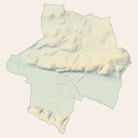 Chinon : relief