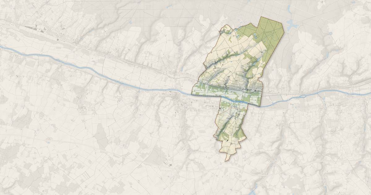 Portrait cartographique de Civray-de-Touraine : relief, eau, forêts, bâti et voies, calculés à partir des données de l'IGN