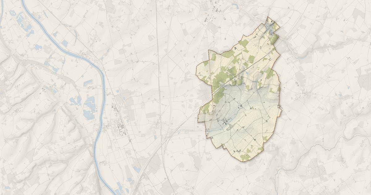 Portrait cartographique de Draché : relief, eau, forêts, bâti et voies, calculés à partir des données de l'IGN