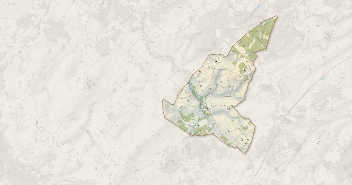 Portrait cartographique de Jaulnay : relief, eau, forêts, bâti et voies, calculés à partir des données de l'IGN