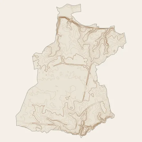 Joué-lès-Tours : courbes de niveau