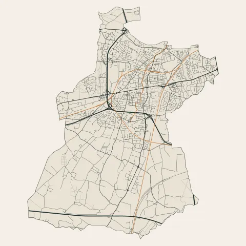 Joué-lès-Tours : voies