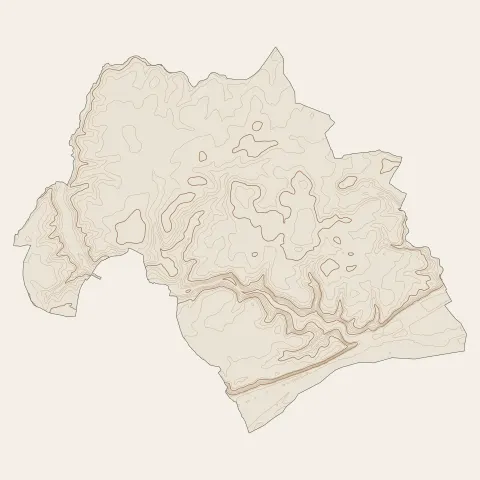 Langeais : courbes de niveau
