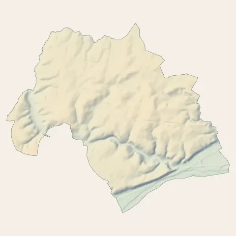 Langeais : relief