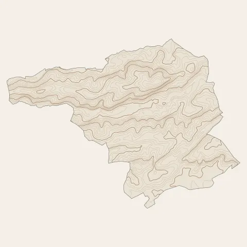 Ligueil : courbes de niveau