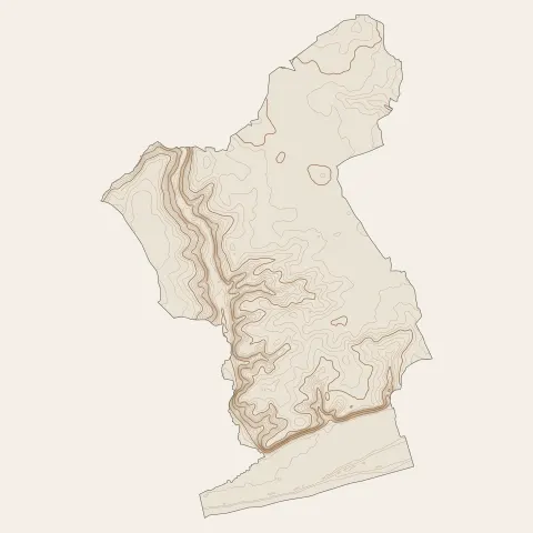 Luynes : courbes de niveau
