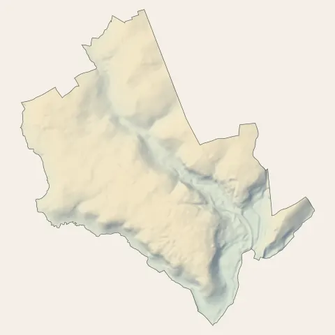 La Membrolle-sur-Choisille : relief