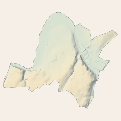 Montbazon : relief