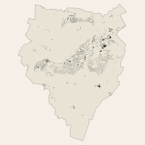 Monts : bâti