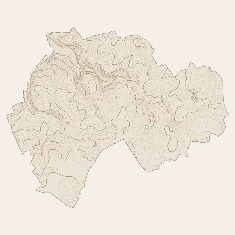 Neuillé-Pont-Pierre : courbes de niveau