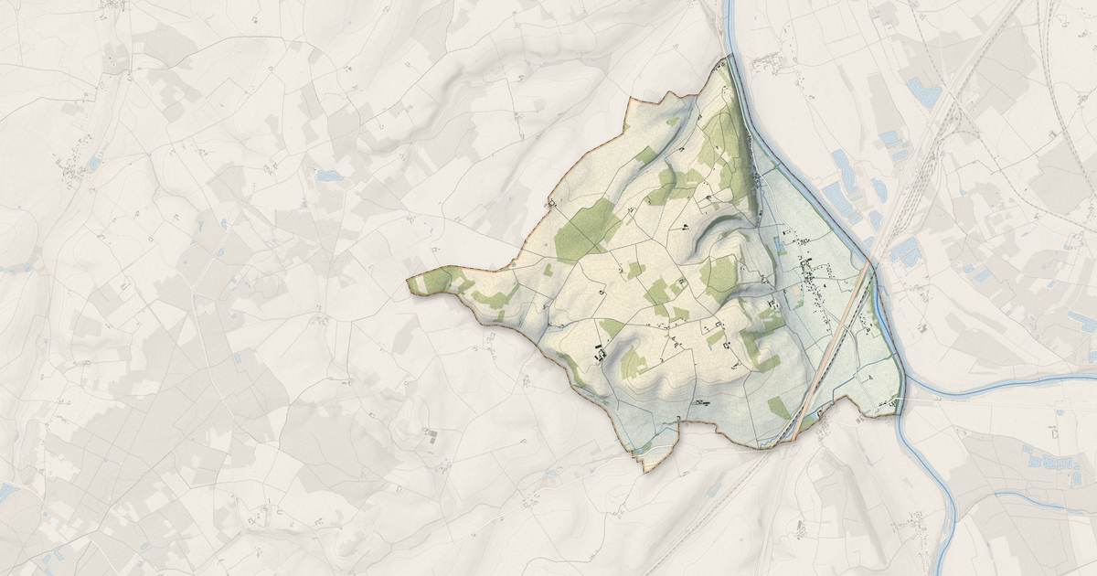 Portrait cartographique de Ports-sur-Vienne : relief, eau, forêts, bâti et voies, calculés à partir des données de l'IGN