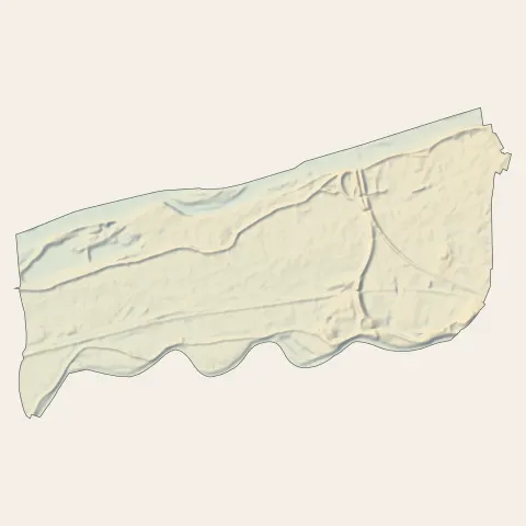 La Riche : relief