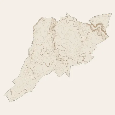 Saint-Branchs : courbes de niveau