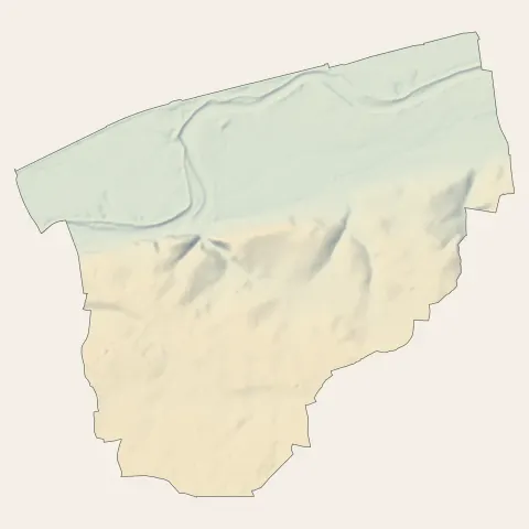 Savonnières : relief