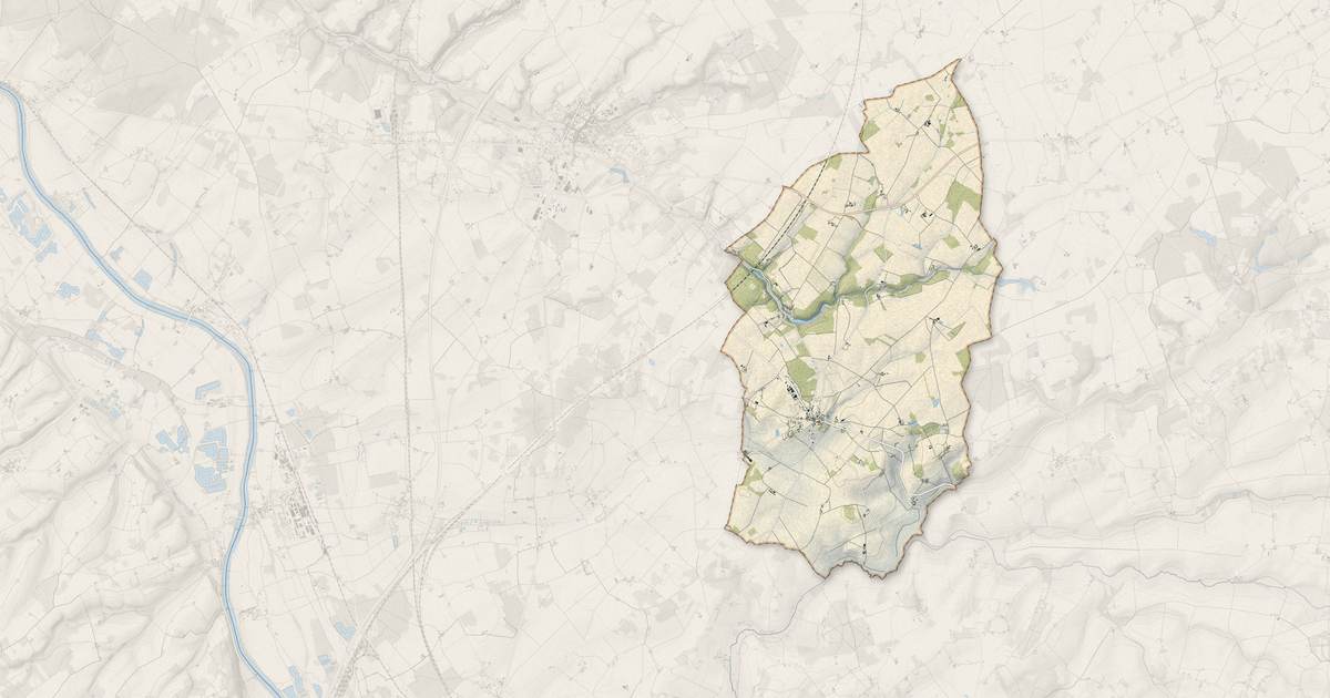 Portrait cartographique de Sepmes : relief, eau, forêts, bâti et voies, calculés à partir des données de l'IGN