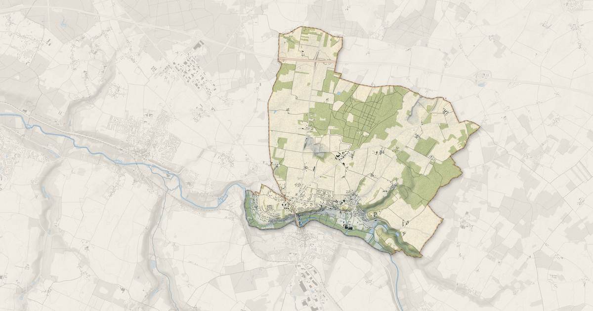 Portrait cartographique de Truyes : relief, eau, forêts, bâti et voies, calculés à partir des données de l'IGN