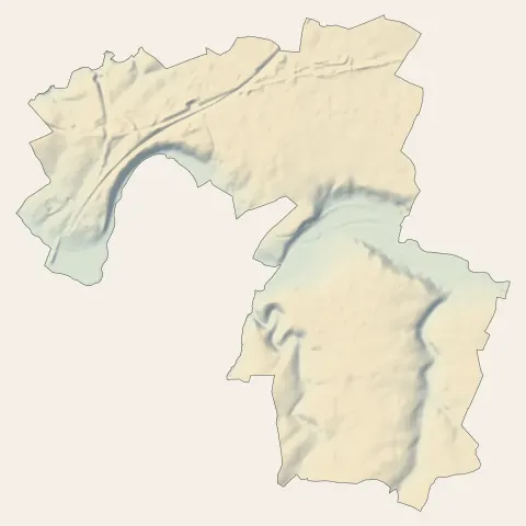 Veigné : relief