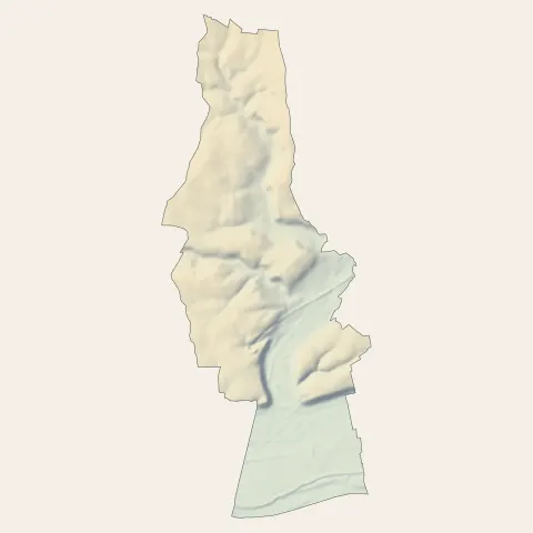 Vernou-sur-Brenne : relief