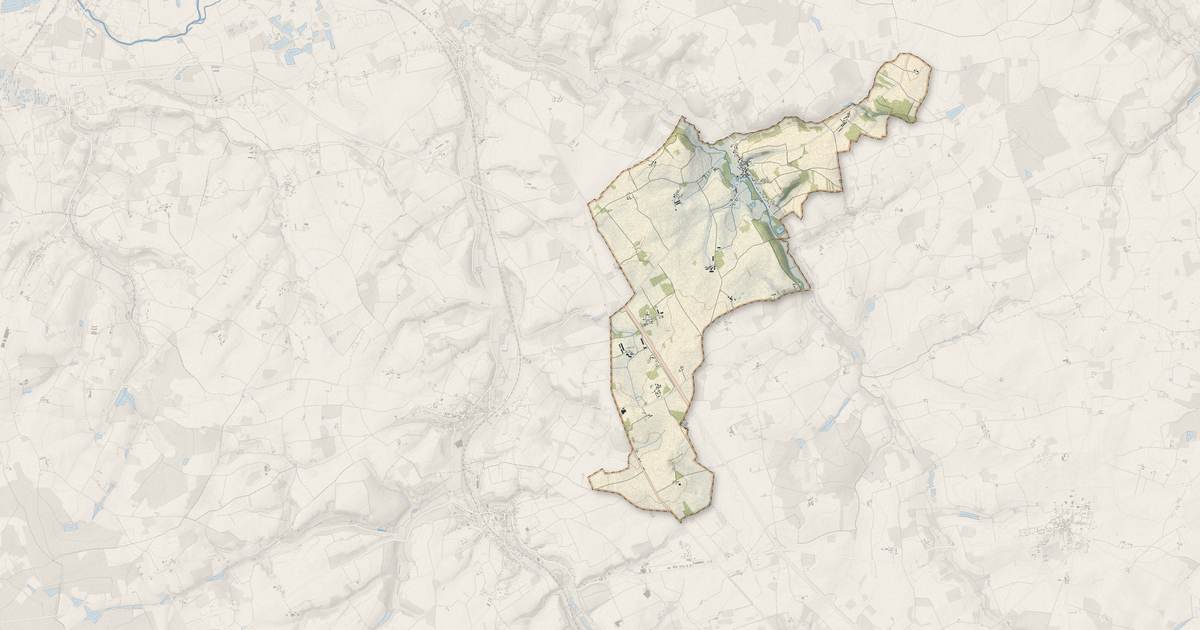Portrait cartographique de Villebourg : relief, eau, forêts, bâti et voies, calculés à partir des données de l'IGN