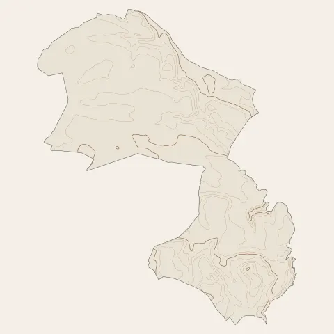 Les Abrets en Dauphiné : courbes de niveau