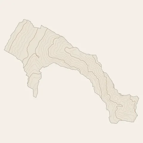 Allevard : courbes de niveau