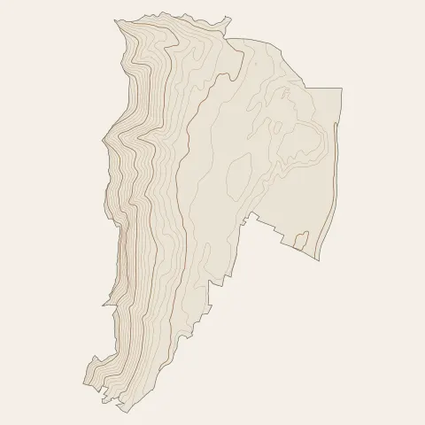 Barraux : courbes de niveau