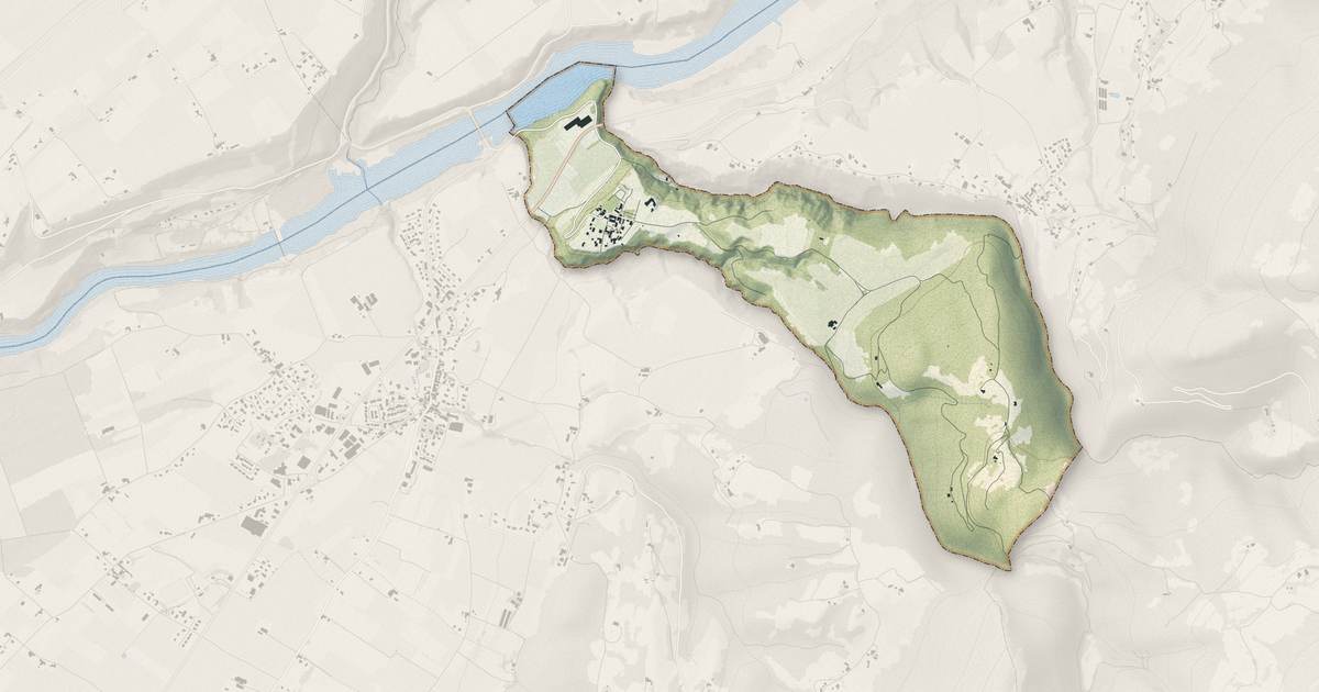 Portrait cartographique de Beauvoir-en-Royans : relief, eau, forêts, bâti et voies, calculés à partir des données de l'IGN