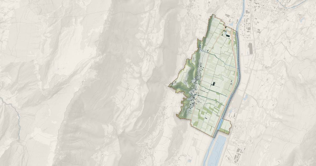 Portrait cartographique de La Buissière : relief, eau, forêts, bâti et voies, calculés à partir des données de l'IGN