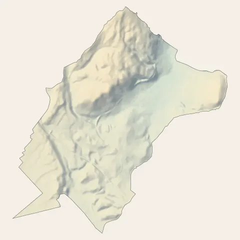 Châbons : relief