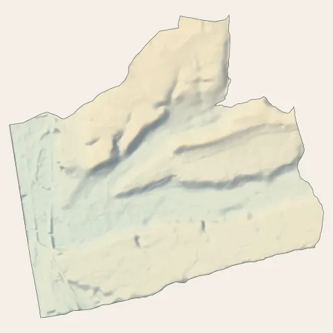 Chanas : relief