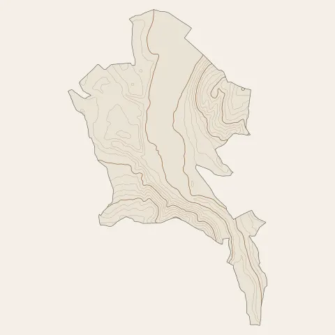 Charavines : courbes de niveau