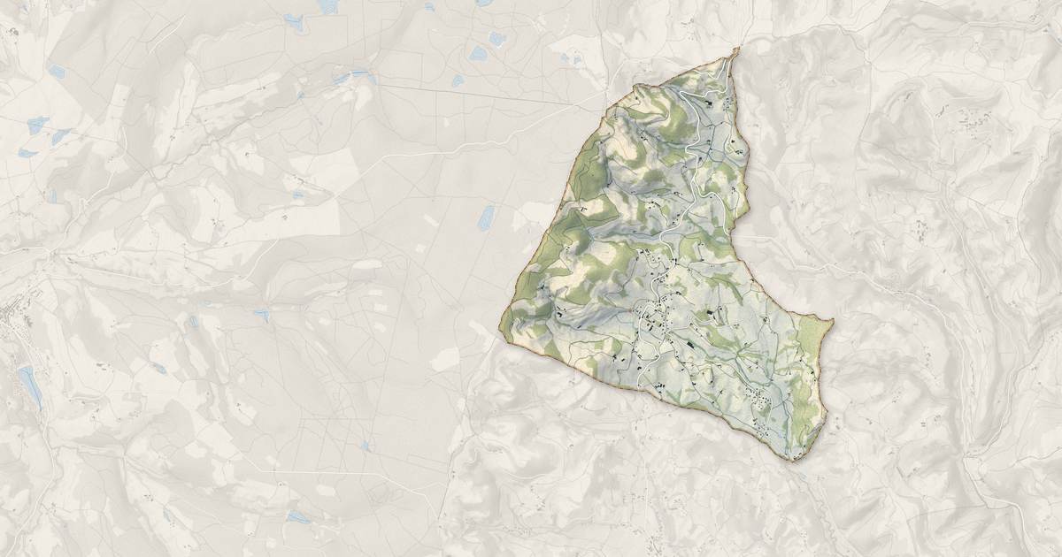 Portrait cartographique de Chasselay : relief, eau, forêts, bâti et voies, calculés à partir des données de l'IGN
