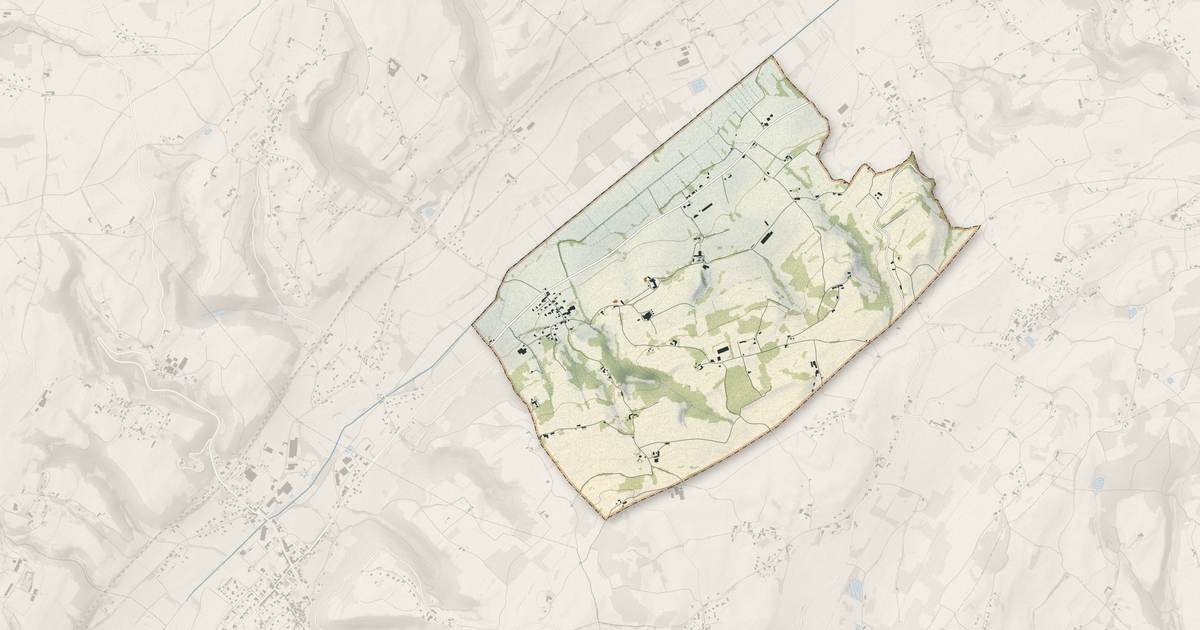 Portrait cartographique de Chassignieu : relief, eau, forêts, bâti et voies, calculés à partir des données de l'IGN