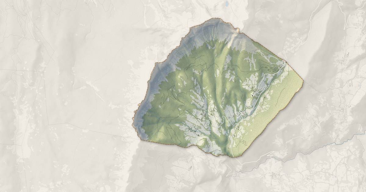 Portrait cartographique de Château-Bernard : relief, eau, forêts, bâti et voies, calculés à partir des données de l'IGN