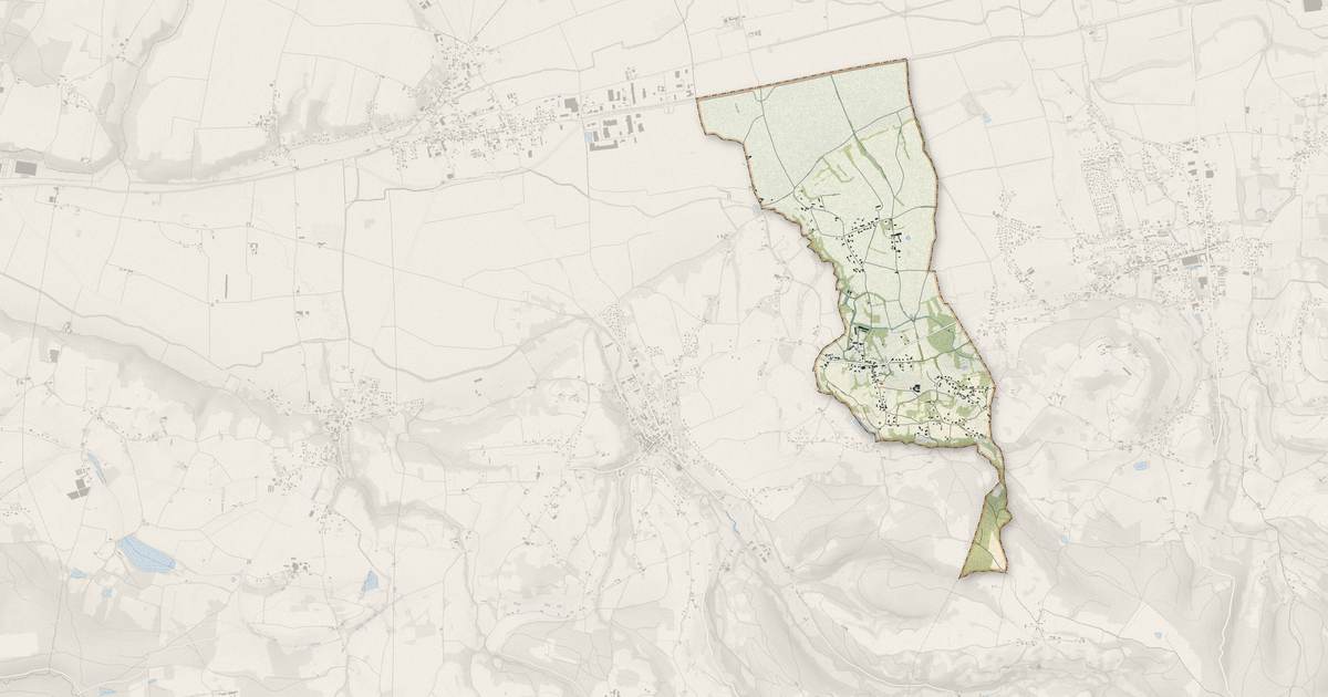Portrait cartographique de Châtenay : relief, eau, forêts, bâti et voies, calculés à partir des données de l'IGN