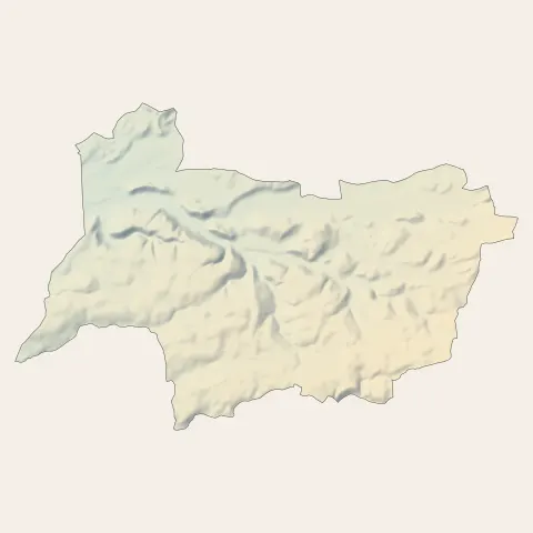 Châtonnay : relief
