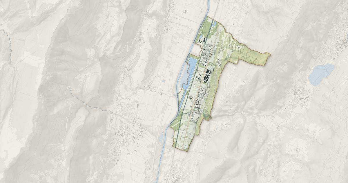 Portrait cartographique de Le Cheylas : relief, eau, forêts, bâti et voies, calculés à partir des données de l'IGN