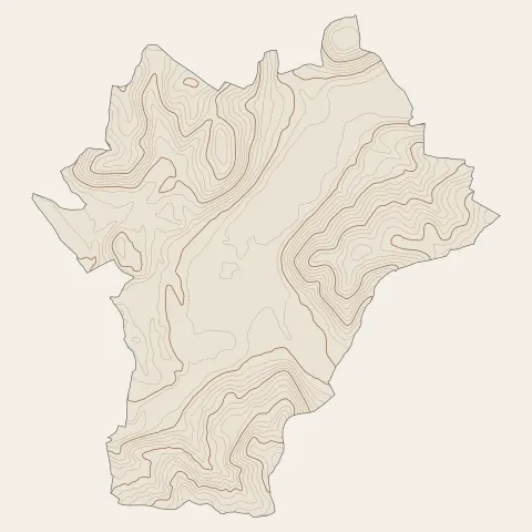 Chirens : courbes de niveau