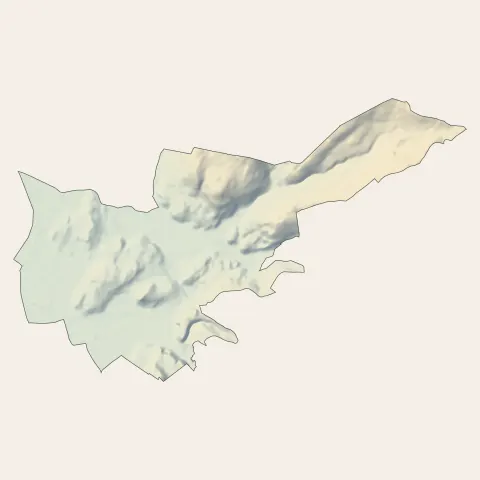 Crémieu : relief