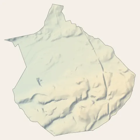 Diémoz : relief