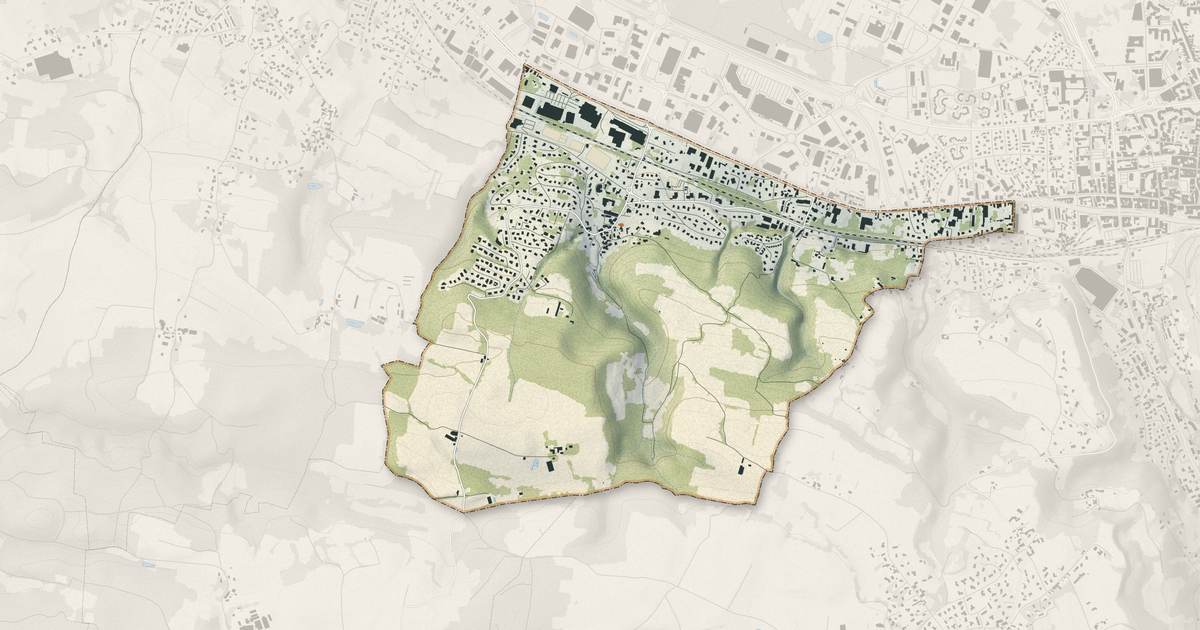 Portrait cartographique de Domarin : relief, eau, forêts, bâti et voies, calculés à partir des données de l'IGN