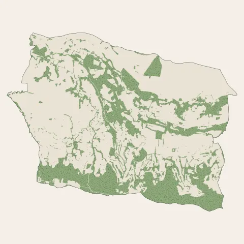 Eyzin-Pinet : bois, forêts et landes