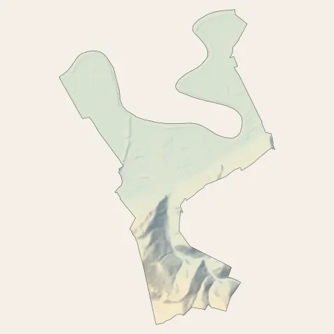 Gières : relief
