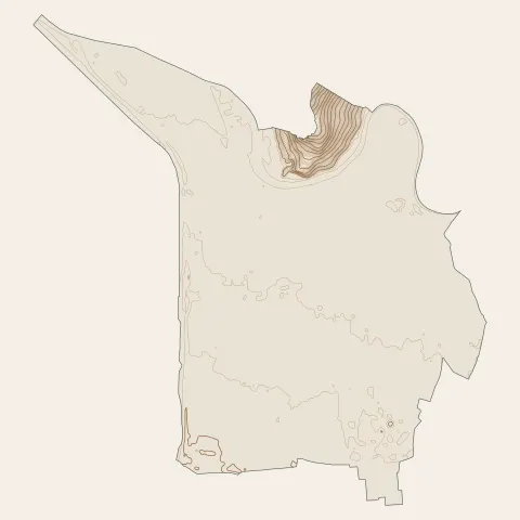 Grenoble : courbes de niveau